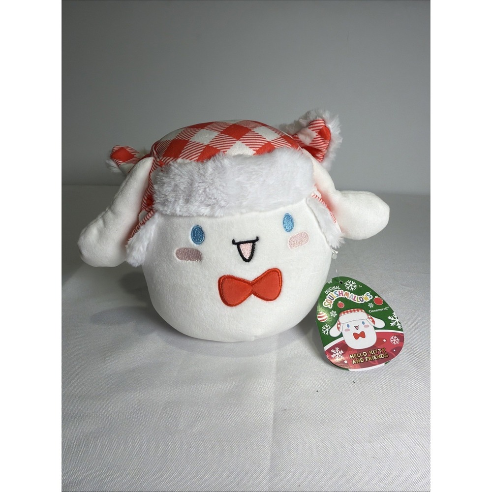 NWT Squishmallows Hello Kitty And Friends Holiday Cinnamoroll 8" Plush 2024